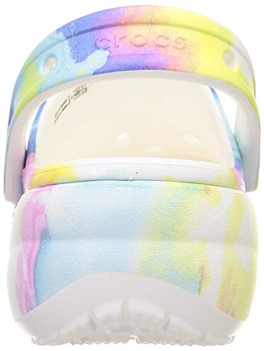 pastel platform crocs