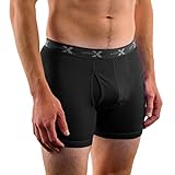 Woolx Dailys -  Men's Merino Wool Boxer Briefs - Knock Out Odor & Sweat - Black - MED