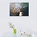 Wieco Art Plum Blossom Floral Oil Paintings Canvas Wall Art Modern Contemporary Abstract White Flowers Artwork Ornament Ready to Hang for Living Room Bedroom Kitchen Home Decorations Wall Decor