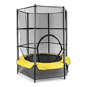 Klarfit Rocketbabyrocketkid Tappeto Elastico Trampolino Elastico Ideale Per Bambini Dai 3 Anni Diametro 140 Cm Rete Di Protezione Corda Per