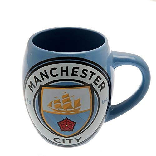 MANCHESTER CITY FC TEA TUB MUG - LIGHT BLUE MUG WITH TEAM CREST ON FRONT - HOLDS OVER 16 OUNCES - GREAT MUG FOR ANY MCFC SOCCER FAN - GET YOURS TODAY