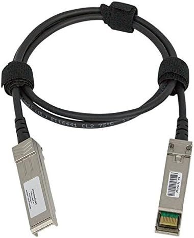 prolabs XDACBL1M-C Fibre Optic Cable 1 m SFP+ Black - Fibre Optic Cables (1 m, SFP+, SFP+, Male Connector/Male Connector, Black)