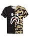 Christo Boy's Casual Fashion Crewneck T Shirt (Black, X-Large)