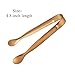 Huayoung 2-pcs Gold Stainless Steel Sugar Tongs Lemon Slicer Tongs (4.8