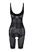 Amazingjoys Women's Open Bust Bodysuit Seamless Body Shaper Tummy Control Shapewear,Black,Small (US Size 4-6)