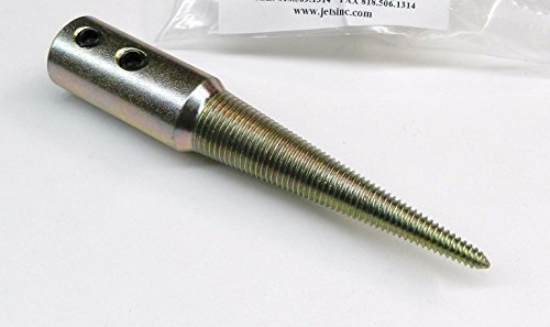 SPINDLE TAPERED 1/4" ARBOR HOLE TAPERED THREADED RIGHT HAND GRINDER-BUFFER-MOTOR (E 3) - Thumbnail 4
