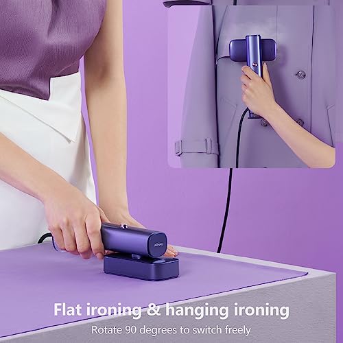 nesmar G5 Extreme Clothes Steamer,2-in-1 Handheld Steamer Clothing and Steam Iron Handheld,1200W Garment Steamer Just 1.5lbs Lightly, 10 Minutes of Continuous Steam for travel and home