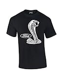 Ford Mustang Cobra T-Shirt White Silhouette