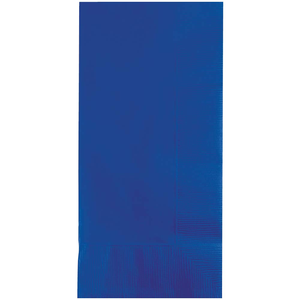 Creative Converting Touch of Color 100-Count Dinner Napkins, 1/8 Fold, Cobalt, Paper, 8.75" x 8.75"