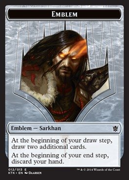 Magic: the Gathering - Sarkhan Emblem (012/013) - Khans of Tarkir