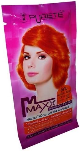 Hair Bleaching Highlight Dye One Step Maxx Bright Orange