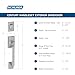 Schlage F58 CEN 716 Century Exterior Handleset with Deadbolt, Aged Bronze (Exterior Half Only)