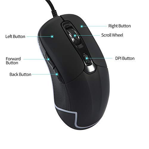 ValueRays USB Optical Heated Computer Mouse Advanced Heated Buttons