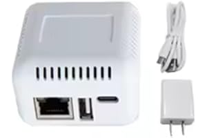Jalzdieod Printer Server Print Server NP330 Network 100Mbps USB 2.0 RJ45 Connectio US Plug