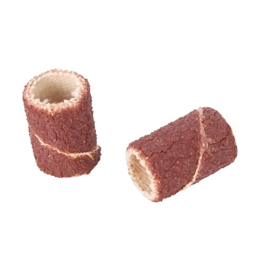 100 Pcs Sanding Bands for Nail Drill Bits Manicure 80#