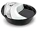 Pioneer Pet Raindrop Fountain, Pet Drinking Fountains (60 oz., Plastic -Black & White)