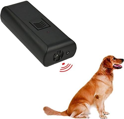 Ultrasonic Anti Bark Stop Barking Dog Training Repeller Control Trainer device torch Material:ABS Uses one 9v Carbon or alkaline battery (Not Included)