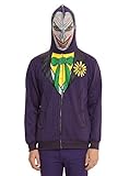 Joker Face Adult Costume Hoodie Dc Comics Batman