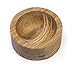 RSVP International Olive Wood Condiment Pinch Bowl, 3