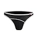 Men's Sexy Thongs Low Rise Underwear Ice Silk Briefs Size M