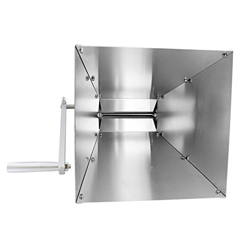 Grain Mill Grinder – 2 Stainless Steel Roller & Aluminum Manual Hand Crank for Barley & Wheat Malt Homebrew Beer Crusher - Thumbnail 4