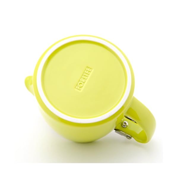 FORLIFE Stump Teapot with SLS Lid and Infuser, 18Ounce, Lime The