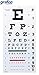 Graham-Field 1240 Grafco Snellen Eye Chart, Plastic with Non-Reflective Matte Finish, 22