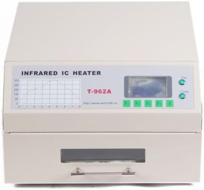 Sanvn T962a Automatic Reflow Oven 1500w 300×320mm Infrared Ic Heater SMD BGA Professional Digital Control
