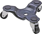 Rocky Mountain Goods 3 Wheel Furniture Dolly with Casters - 12” - 300 pound capacity - Larger wheels for easier moving - Moving dolly with Caster Steel ball bearings - Cushion pads