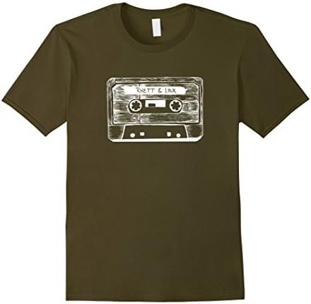 Mens Rhett &amp; Link Cassette Tee Small Olive