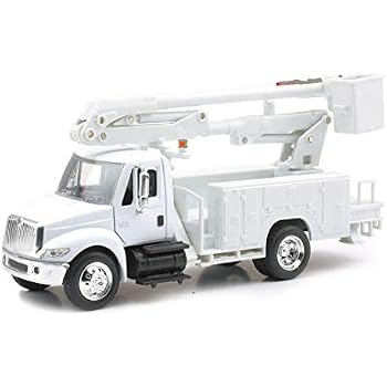 International DuraStar Utility Bucket Truck Altec White 1/34