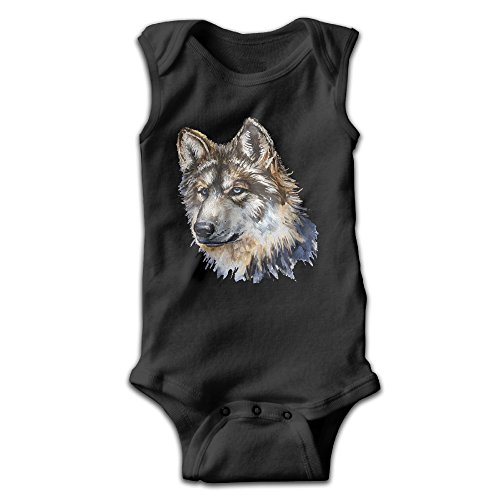 Michael Conti Wolf Sleeveless Baby Romper Jumpsuit Bodysuit Outfits Clothes For Newborn Toddler Baby