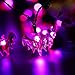 LUCKLED Set of 3 Battery Powered Halloween String Lights, 20 LED Halloween Decorative Lights for Indoor and Outdoor Decorations - White Ghost/Orange Pumpkin/Purple Bat