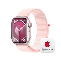 Apple Watch Series 9 GPS 41mm Pink Aluminum Case with Light Pink Sport Loop with AppleCare+ (2 Years) Apple Watch Series 9 GPS 41mm Pink Aluminum Case with Light Pink Sport Loop with AppleCare+ (2 Years)