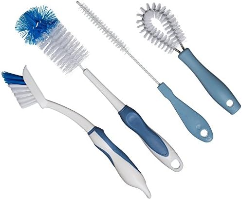 Bottle Brush Dish Cleaning Set | Long Handle Brushes for Washing Straws, Baby Bottles, Water Flasks &amp; Growlers