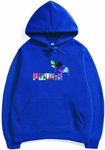 Printed Men Hoodie Sweatshirt Tracksuit Adventure Time Black Sweatwear Men Kpop BTS Anime Hoodie blue Y5 L