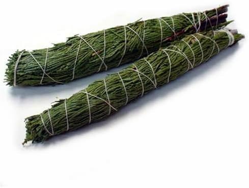 Two Red Cedar Smudge Sticks 9-10" by Cedar Spirit