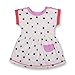Lamaze Organic Baby Girls Organic Baby Dresses, White, 9M