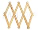 RAM-PRO Accordion Style Wood Expandable Rack Hat, Cap, Belt, Umbrella Coffee Mug Wall wooden Pegs