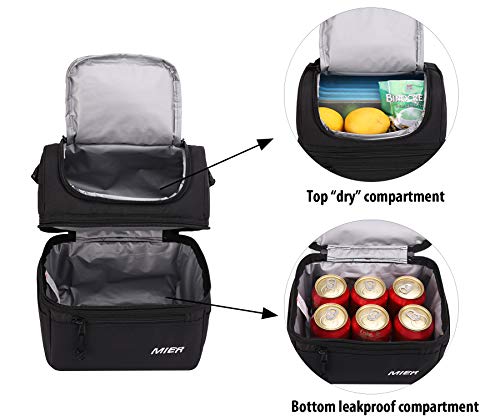 2 MIER+Compartment+Leakproof+Insulated+Cooler