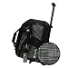 Pyramid Path Deluxe Double Roller with Oversized Accessory Pocket Bowling Bag (Black/Charcoal Circuit)