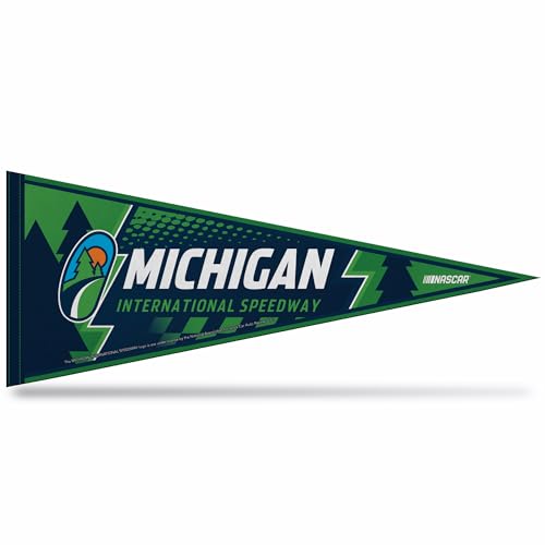 Rico Industries NASCAR Racing Michigan International Speedway 12" x 30" Felt Wa…