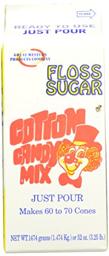 Great Western Floss Sugar, Watermelon Flavored