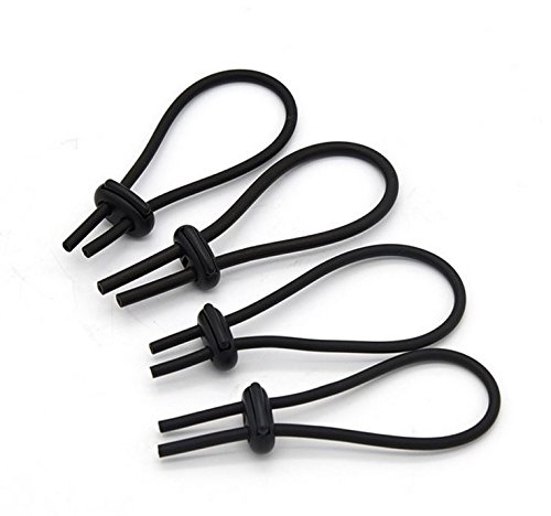 E Stim Electro Conductive Silicone Rubber Tube Loops (2 Pairs)