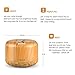 Prome 500ml Essential Oil Diffuser Wood Grain Ultrasonic Aromatherapy Oil Diffuser with Adjustable Mist Mode Waterless Auto Shut-Off Humidifier and 4 Timer Settings for Bedroom Office,14 Color Lights