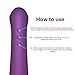 CHEVEN Clitoral Licking Tongue Vibrator, G Spot Clit Dildo Vibrators for Women with Oral Sex Fun & Vibration, Waterproof Clitoral G Spotter Nipple Stimulator Toys Adult Sex Toys for Women and Couples