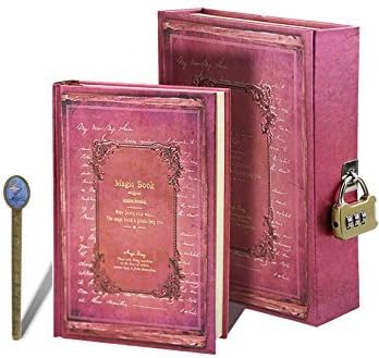 Amazon 鍵付き日記帳 鍵付き 日記帳 ノート クラシック アンティーク メモ帳 メモ 文房具 落書き帳 浮き彫り 手帳 高級感 魔法書 ダイアリー 自由帳 雑記帳 おしゃれ 記録 ヨーロッパ風 シック 大容量 プレゼント ギフト 誕生日 箱型カバー付き メモ帳 文房具