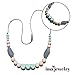 ima-jewelry BPA Free Silicone Teething Necklace for Mom to Wear | Chew Beads - Safe for Baby | Green