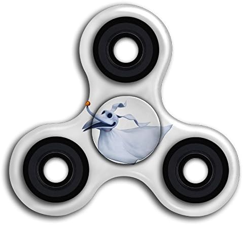 PLQSPNER Zero Dog Nightmare Before Christmas Logo Art Fidget Hand Spinner Anxiety Stress Relief For Adult Children