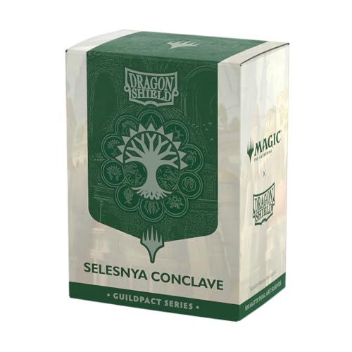 Dragon Shield | Matte Dual Art Sleeves | MTG Guildpact Series | 100 CT - Smooth & Tough Premium TCG Sleeves | Compatible with Magic the Gathering, Pokemon and One Piece | Selesnya Conclave